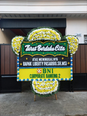 Papan Bunga Duka di Pulomerak