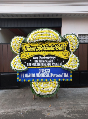 Papan Bunga Duka di Pulomerak