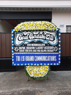 Papan Bunga Duka di Pulomerak